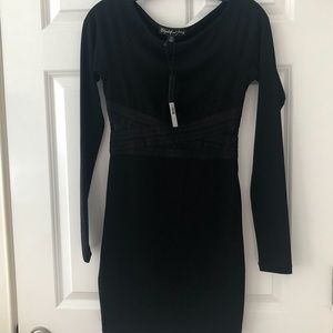 Elizabeth and James black mini dress - XS - NWT